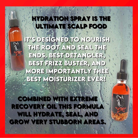 Extreme recovery oil infused hydration spray