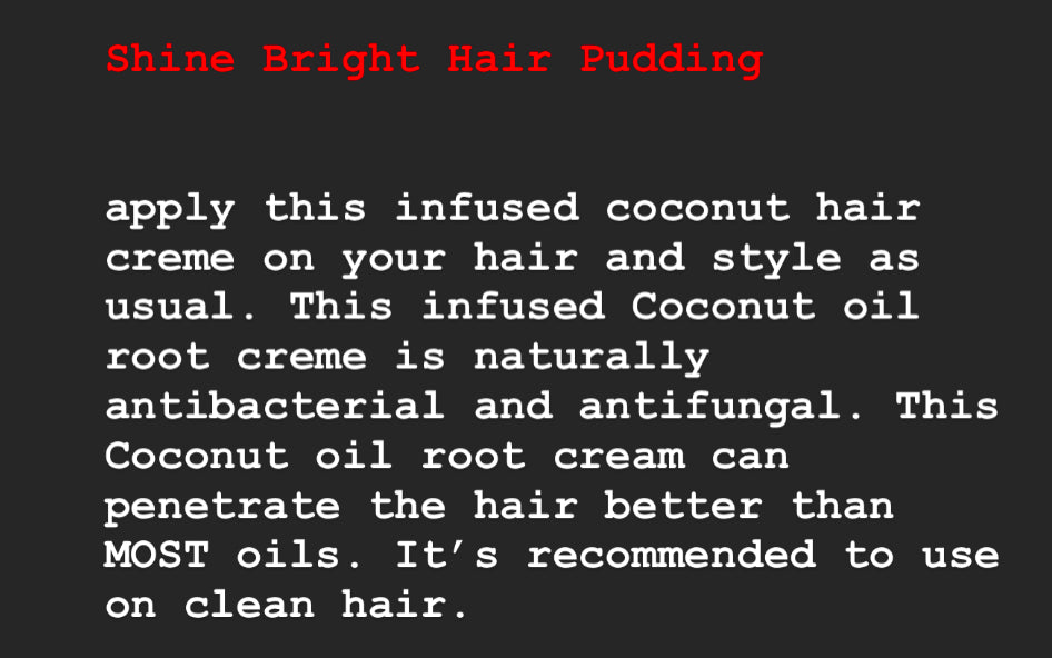 Shine Bright Hair Pudding